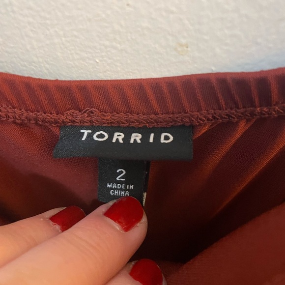 Torrid Terracotta Jumpsuit - Picture 5 of 7
